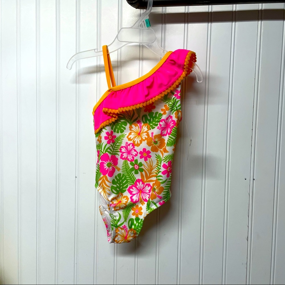 NWT Kidgets 1 Piece Tropical Bathing Suit 2T